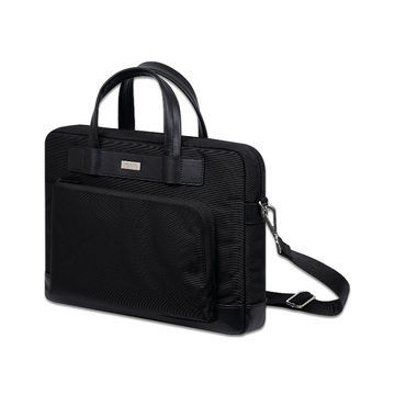 Logo personnalisé Sac messager noir ordinateur portable Dossier avec épaule