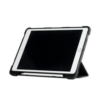 Couverture de boîtier Ipad transparente et robuste avec bordure douce